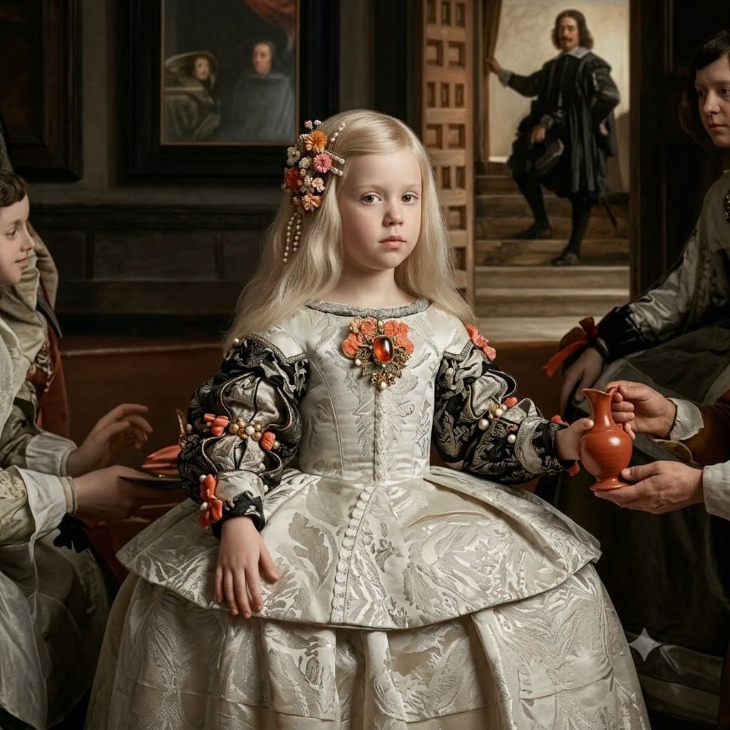 Illustration accompanying Margaret Theresa of Spain: Painted by Velázquez for the Uncle She Would Marry