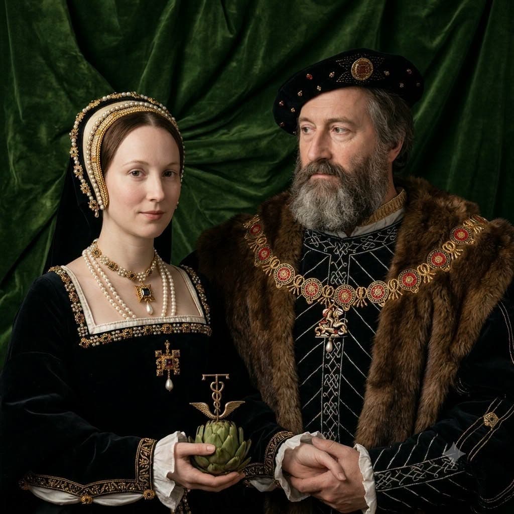 Illustration accompanying Mary Tudor, Queen of France: The Promise, Louis XII and Charles Brandon