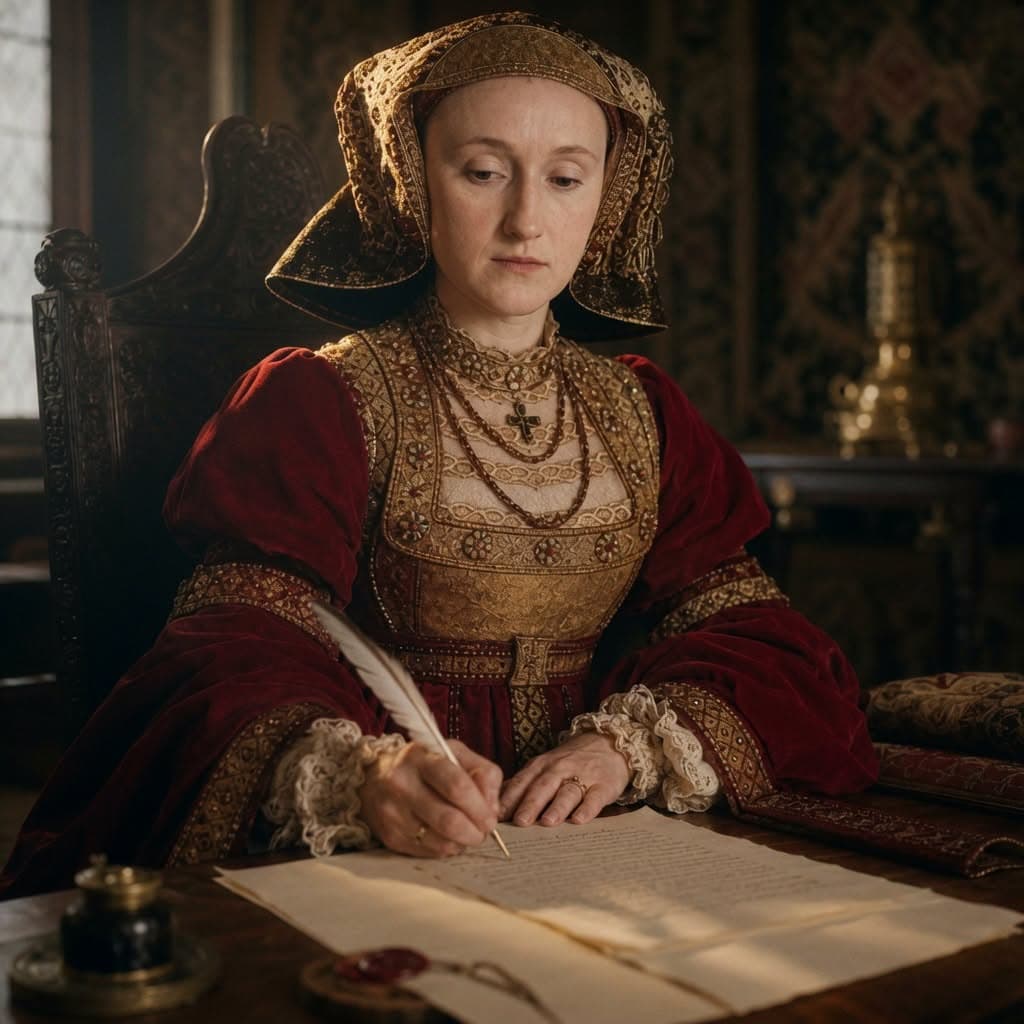 Illustration accompanying Anne of Cleves Sees Her Replacement Coming, June 1540