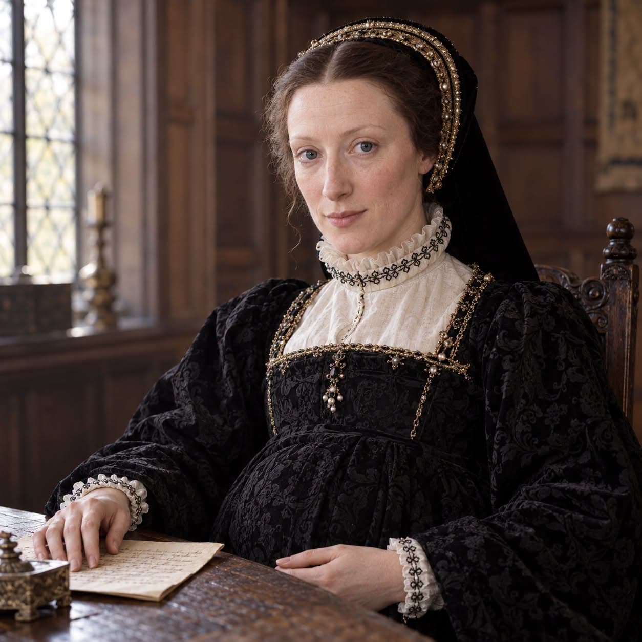 Illustration accompanying Frances Newton, Lady Cobham: Keeper of Elizabeth I's Pearls