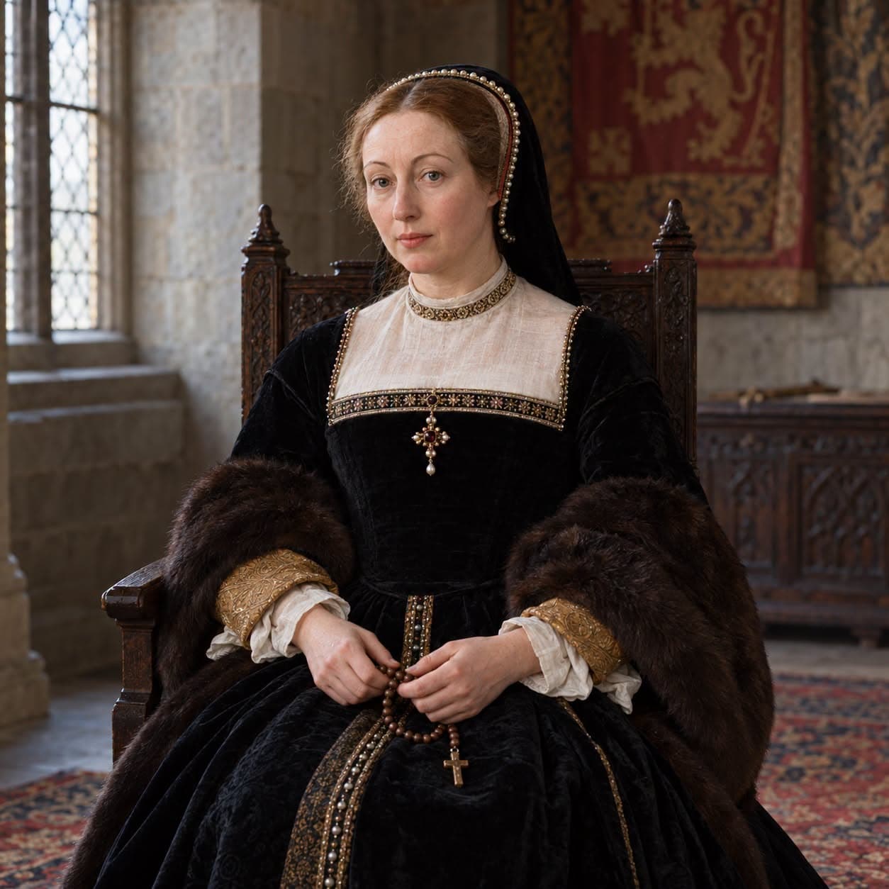 Illustration accompanying Margaret Tudor: She Sent for Her Son, and He Came Too Late
