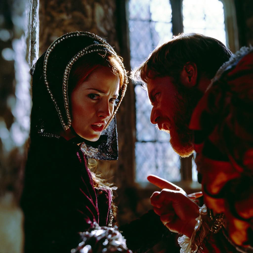 Illustration accompanying Catherine of Aragon Confronts Henry VIII, 12 June 1530