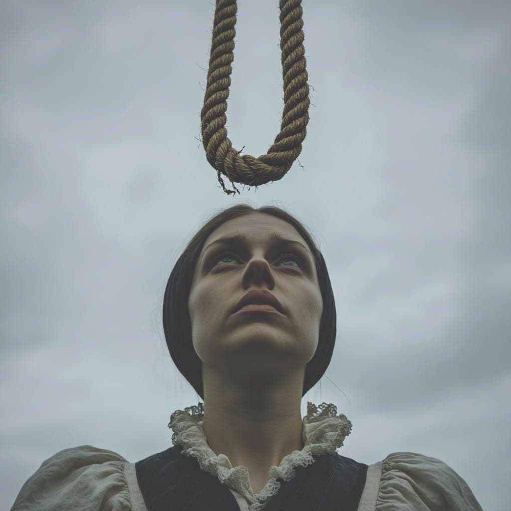 Illustration accompanying Mary Ayer Parker: Hanged in 1692 When Andover Had Four Mary Parkers