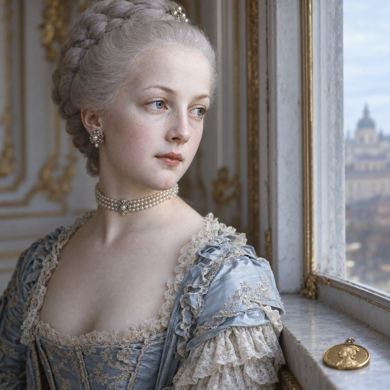 Illustration accompanying Maria Josepha of Austria: The Wedding Medal Already Struck