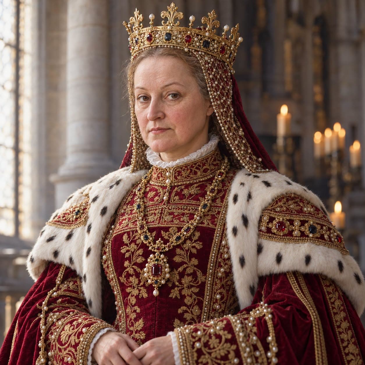 Illustration accompanying Anna Jagiellon: Married and Crowned at Fifty-Two