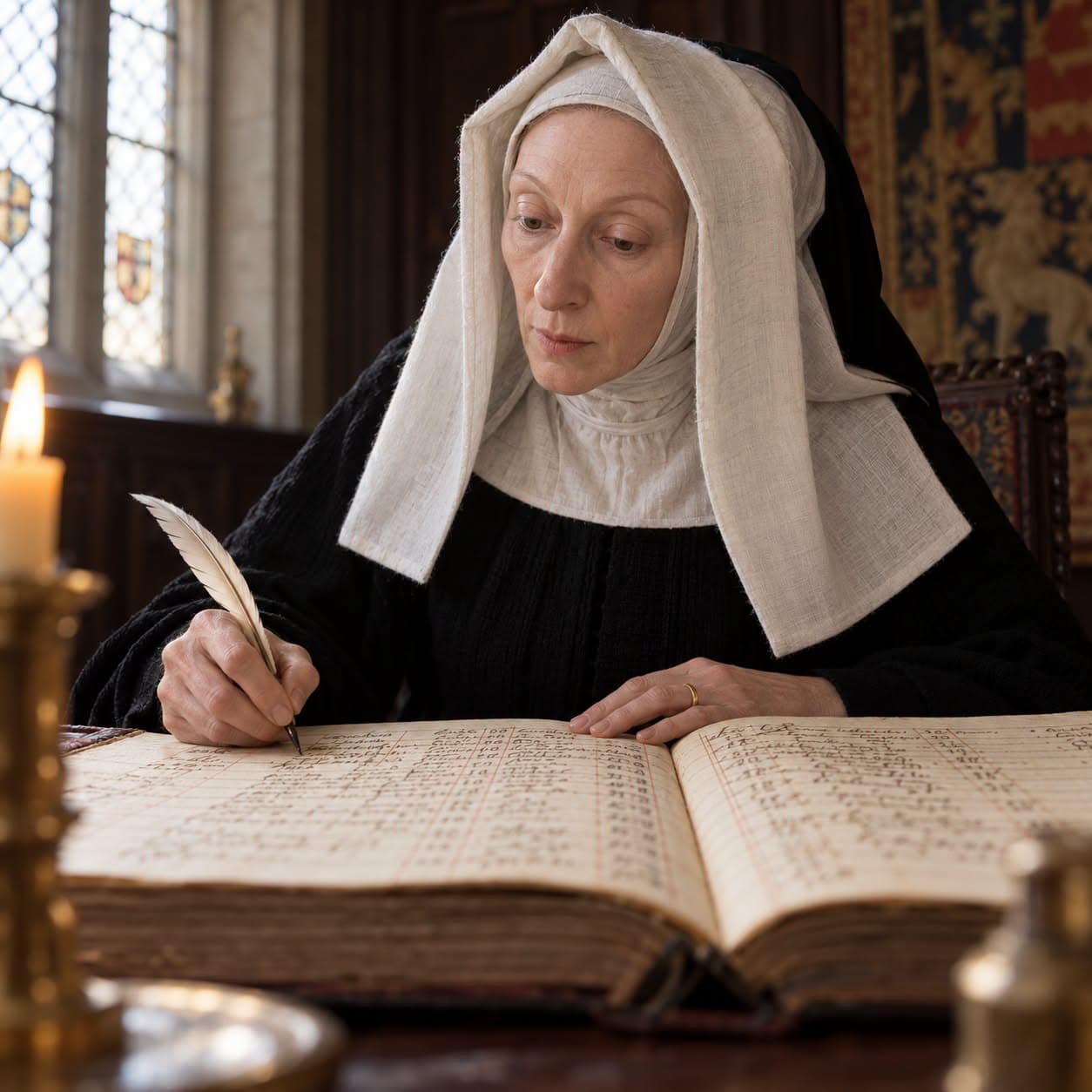 Illustration accompanying Margaret Beaufort: The College She Asked For Out Loud